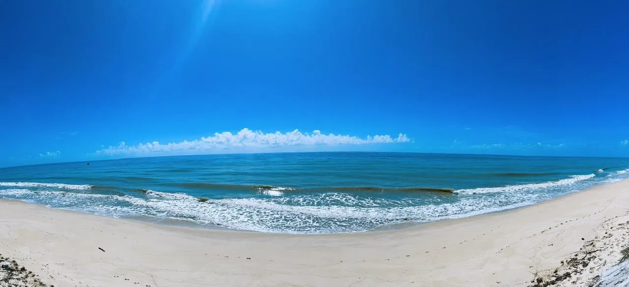 Como é a praia nesse terreno